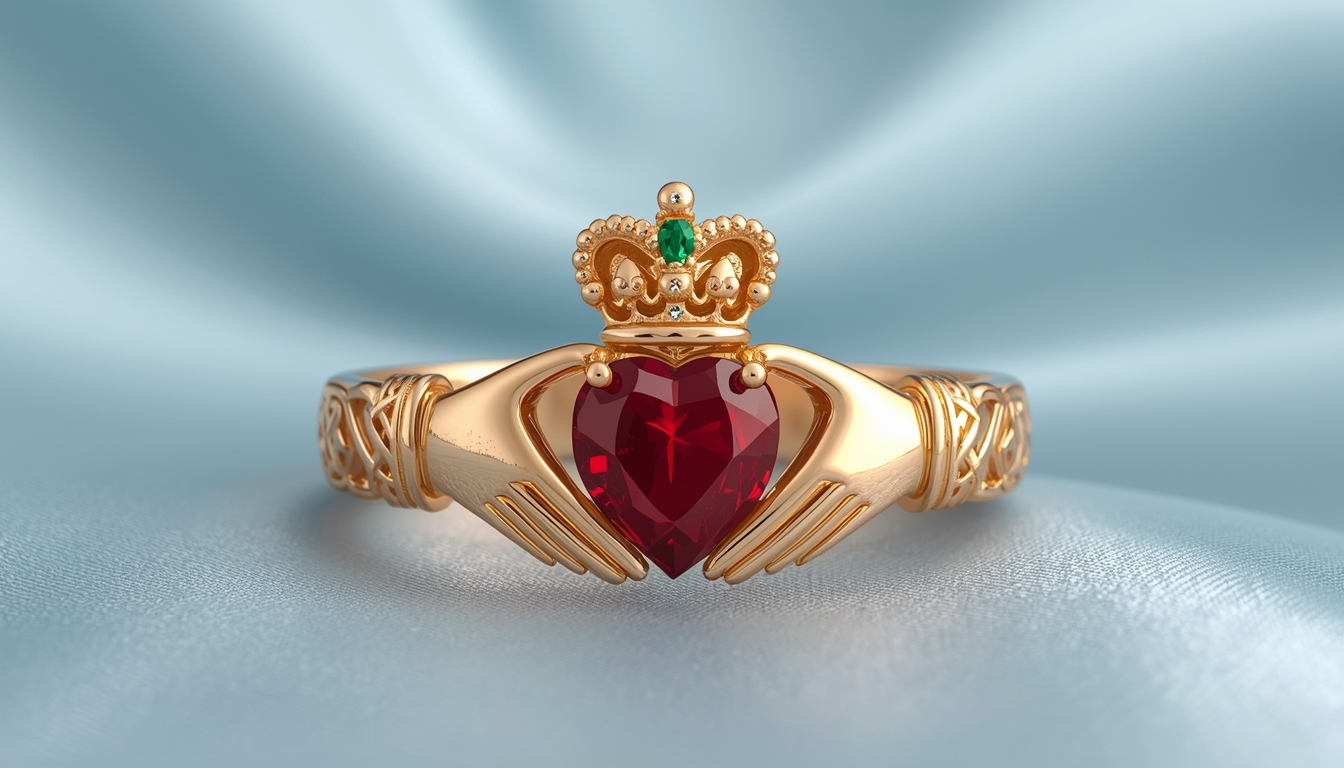 Christian Jewelry Engagement Gift - Claddagh Ring